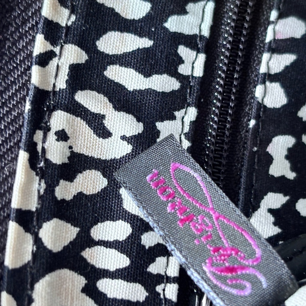 Brighton Paris Survival Guide Silver Crossbody Bag with Illustrated Front Panel - Picture 5 of 7